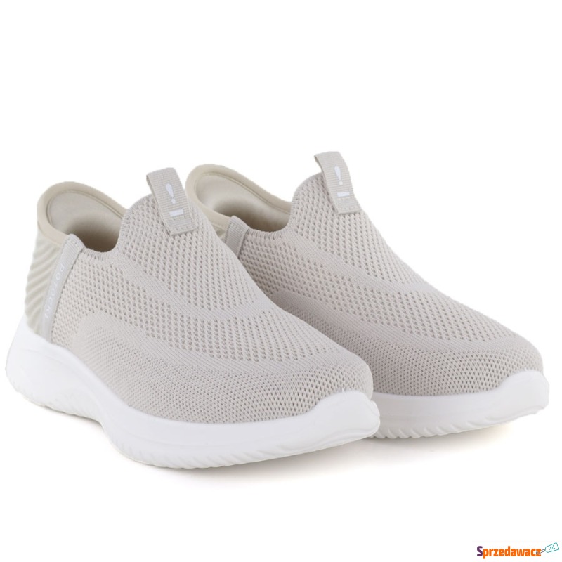 Półbuty sportowe damskie slip on beżowe Potocki... - Buty sportowe miejskie... - Elbląg