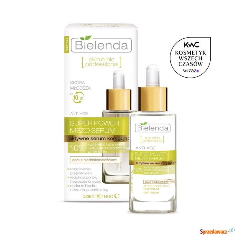 Bielenda SUPER POWER MEZO SERUM Aktywne serum... - Pielęgnacja twarzy, szyji - Zgorzelec