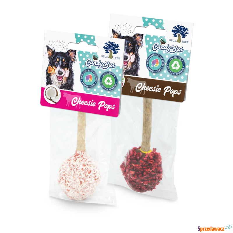 Blue Tree Cheesie Pop, malina i kokos - 2 x 45... - Przysmaki dla psów - Kwidzyn