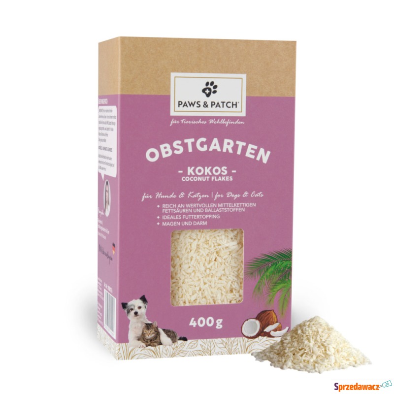 PAWS & PATCH Obstgarten, płatki kokosowe - 400... - Akcesoria dla psów - Ostrołęka