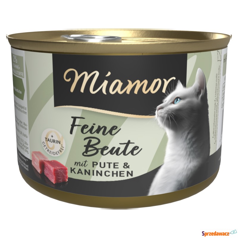 Miamor Feine Beute, 12 x 185 g - Indyk i królik - Karmy dla kotów - Słupsk