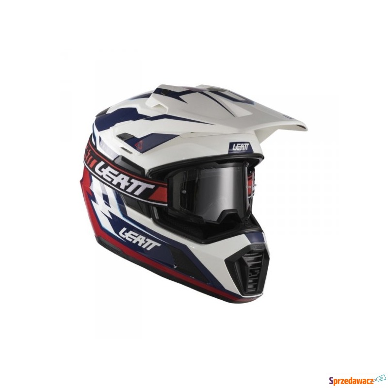 Kask motocyklowy z goglami Leatt Adv 7.5 Royal... - Kaski motocyklowe - Wałbrzych