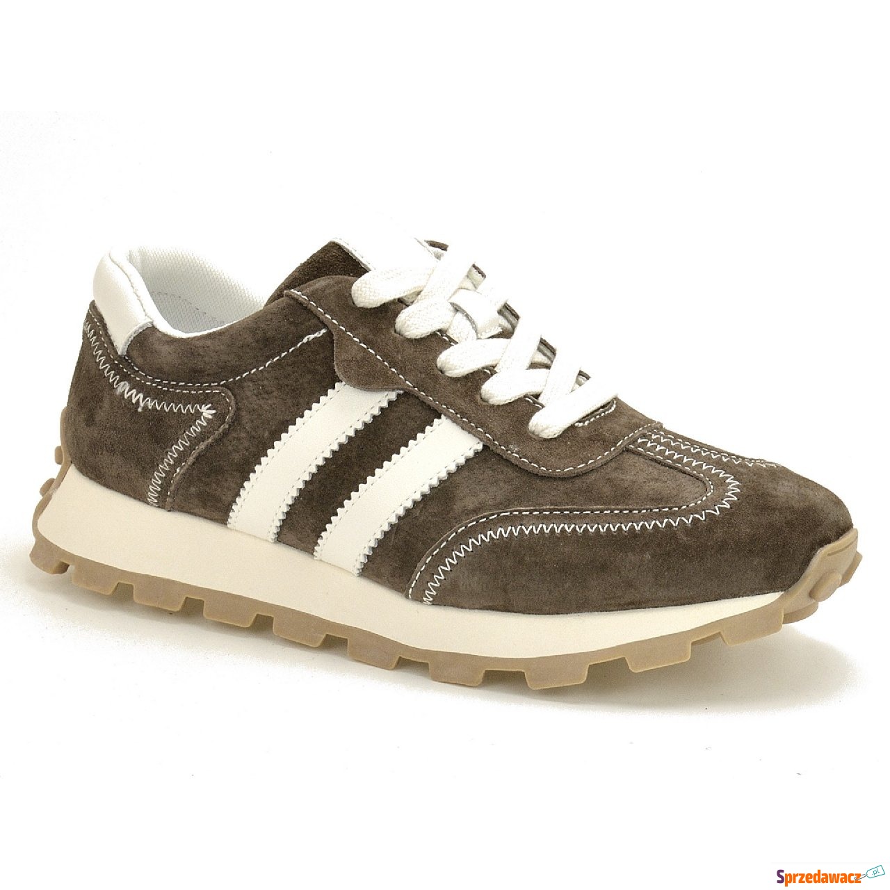 Taupe sneakersy damskie S.Barski...