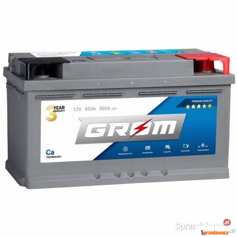 Akumulator 85Ah 800A GROM Premium