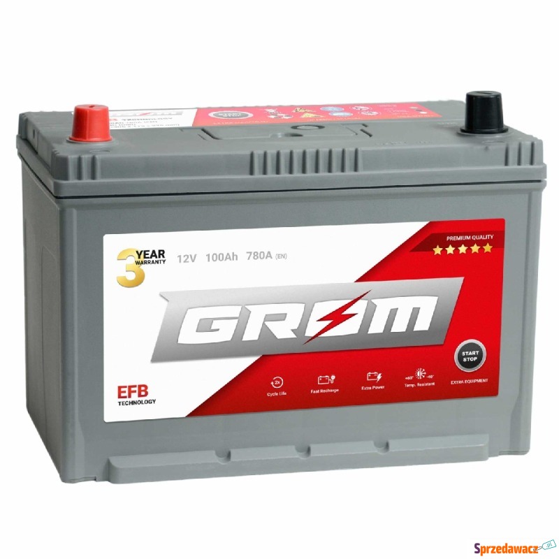 Akumulator 100Ah 780A GromEFB...