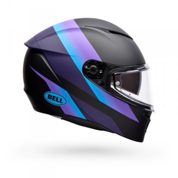 Kask Motocyklowy Bell Lithium Passion Matte Black Purple