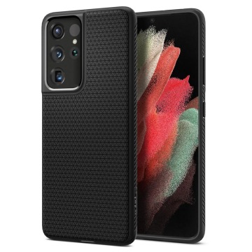 Etui Spigen Liquid Air Galaxy S21 Ultra 5G, czarne