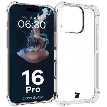 Elastyczne etui Bizon Case Salpa do iPhone 16 Pro, przezroczyste