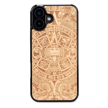 Drewniane etui do iPhone 16 Plus, Bewood Kalendarz Aztecki Aniegre