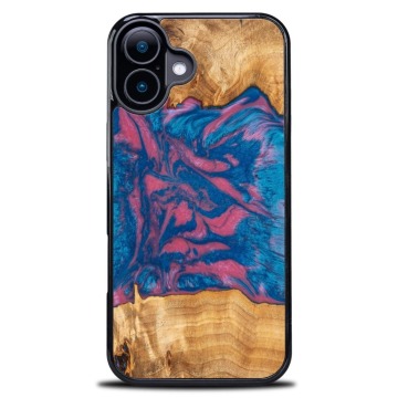 Drewniane etui do iPhone 16 Plus, Bewood Unique Neons Vegas