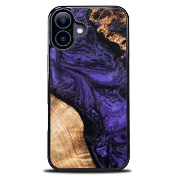 Drewniane etui do iPhone 16 Plus, Bewood Unique Violet