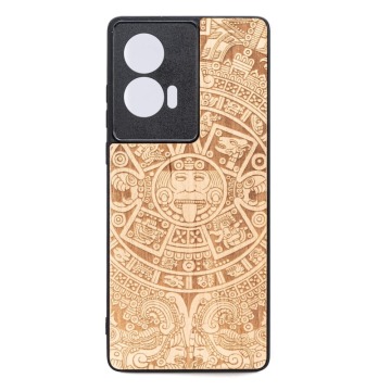 Drewniane etui do Motorola Edge 50 Fusion, Bewood Kalendarz Aztecki Aniegre