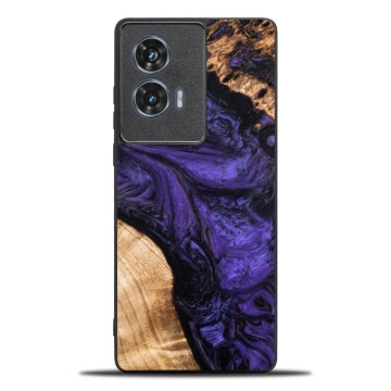 Drewniane etui do Motorola Edge 50 Fusion, Bewood Unique Violet