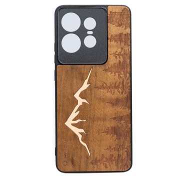 Drewniane etui do Motorola Edge 50 Pro, Bewood Góry Imbuia