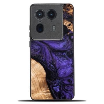 Drewniane etui do Motorola Edge 50 Ultra, Bewood Unique Violet