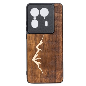 Drewniane etui do Motorola Edge 50 Ultra, Bewood Góry Imbuia