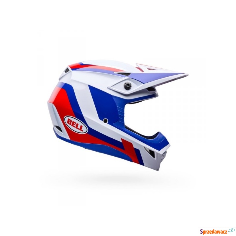 Kask Motocyklowy Bell Mx-10 Mips Dyno Red White - Kaski motocyklowe - Nowy Sącz