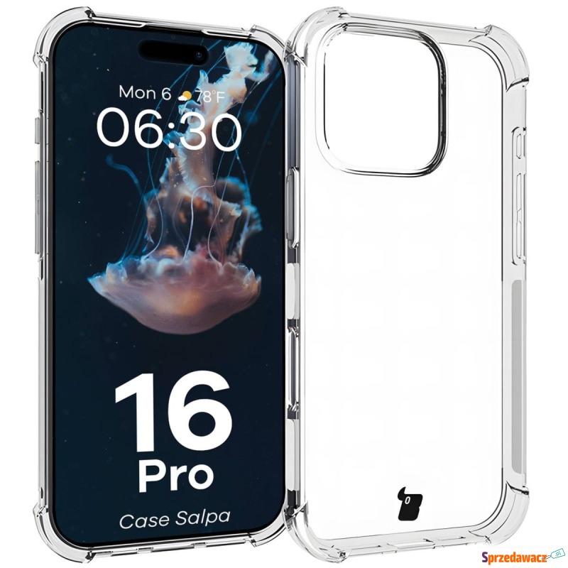 Elastyczne etui Bizon Case Salpa do iPhone 16... - Etui na smartfony - Katowice