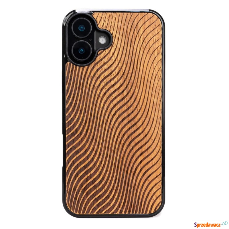 Drewniane etui do iPhone 16 Plus, Bewood Fale... - Etui na smartfony - Świnoujście