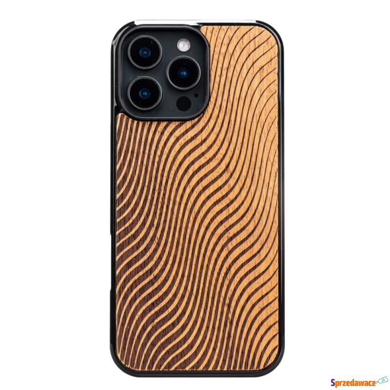 Drewniane etui do iPhone 16 Pro Max, Bewood Fale... - Etui na smartfony - Jelenia Góra