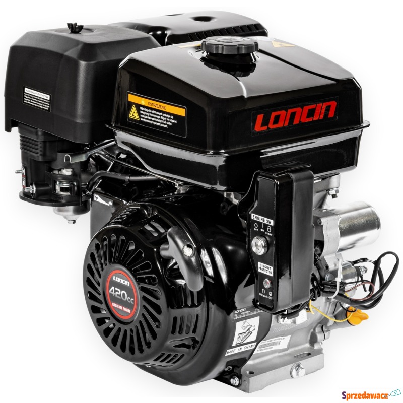 SILNIK LONCIN G420FD-A Z ROZRUSZNIKIEM SPALINOWY... - Silniki kompletne - Opalenica