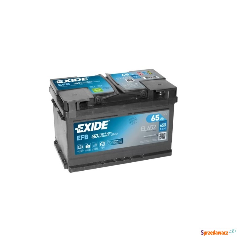 Akumulator 65Ah 650A Exide Start Stop EFB - Akumulatory - Lubin