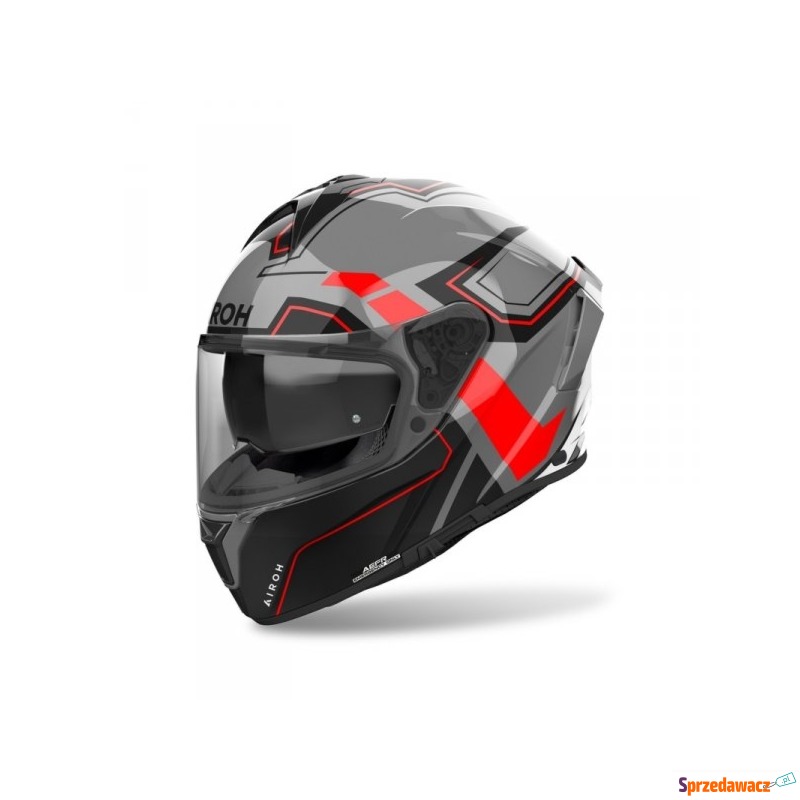 AIROH KASK INTEGRALNY SPARK 2 DART RED GLOSS - Kaski motocyklowe - Chorzów