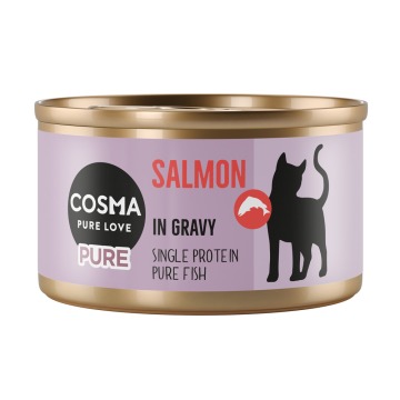 Megapakiet Cosma Pure, 24 x 80 g - Łosoś