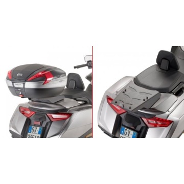 GIVI SRA1172 STELAŻ KUFRA CENTRALNEGO Z ALUMINIOWĄ PŁYTĄ MONOKEY HONDA GL