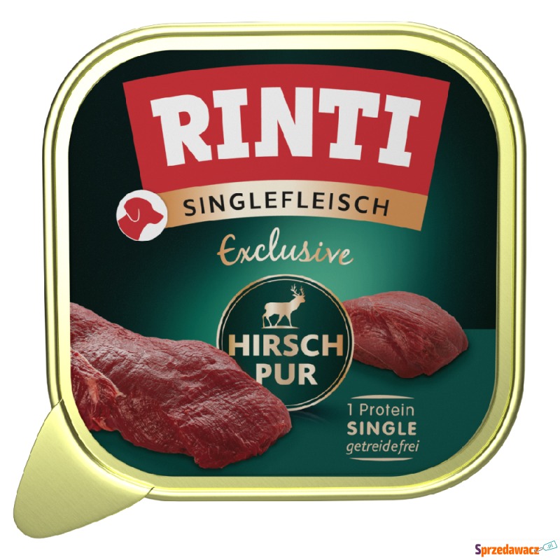 RINTI Singlefleisch Exclusive, 10 x 150 g - Jeleń - Karmy dla psów - Racibórz
