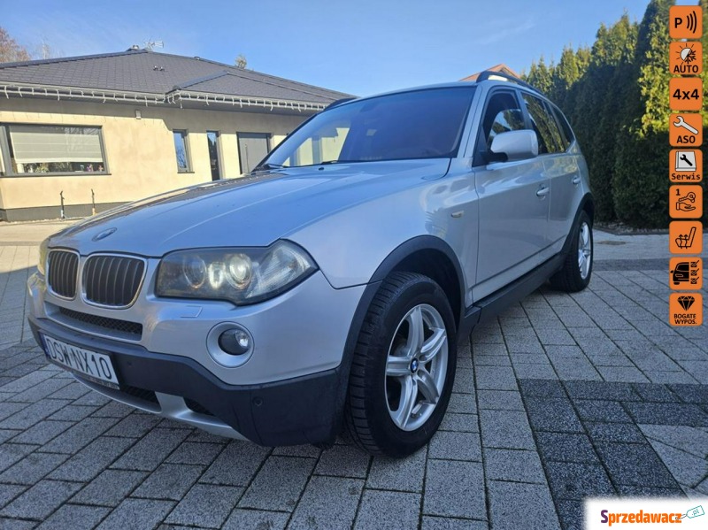 BMW X3  SUV 2008,  2.0 diesel - Na sprzedaż za 19 900 zł - Strzegom