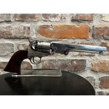 Pietta 1851 Colt Navy Yank Old Silver Steel .44