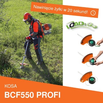 OLEO MAC BCF 550 PROFI KOSA SPALINOWA PLECAKOWA... - Kosy, podkaszarki - Opalenica - zdjęcie 3