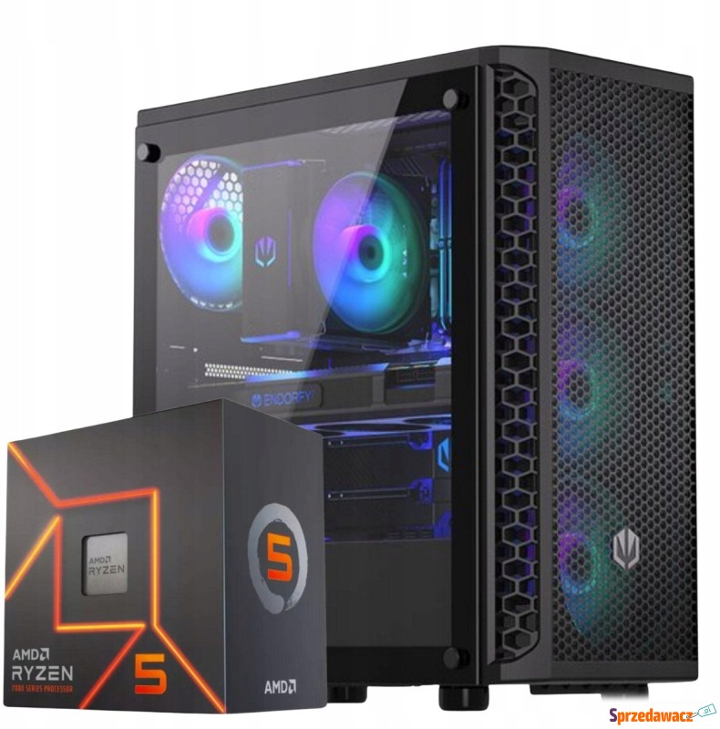 Komputer Komfig KOMPUTER GAMINGOWY RYZEN 5 7500... - Komputery stacjonarne - Pruszków