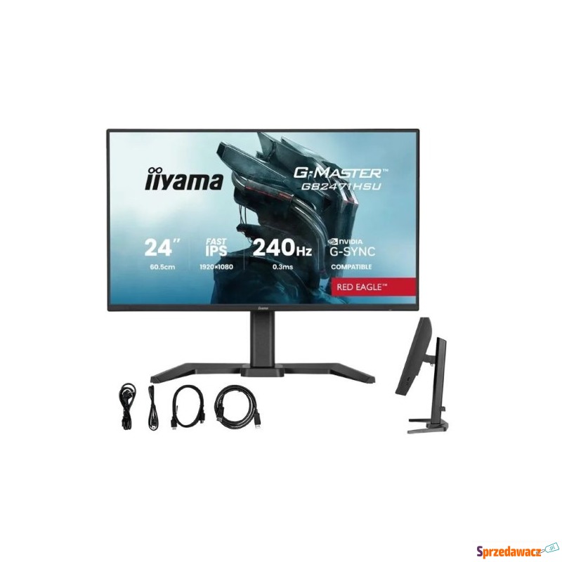 MONITOR IIYAMA LED Fast IPS 23,8" GB2471HSU-B1... - Monitory LCD i LED - Białystok