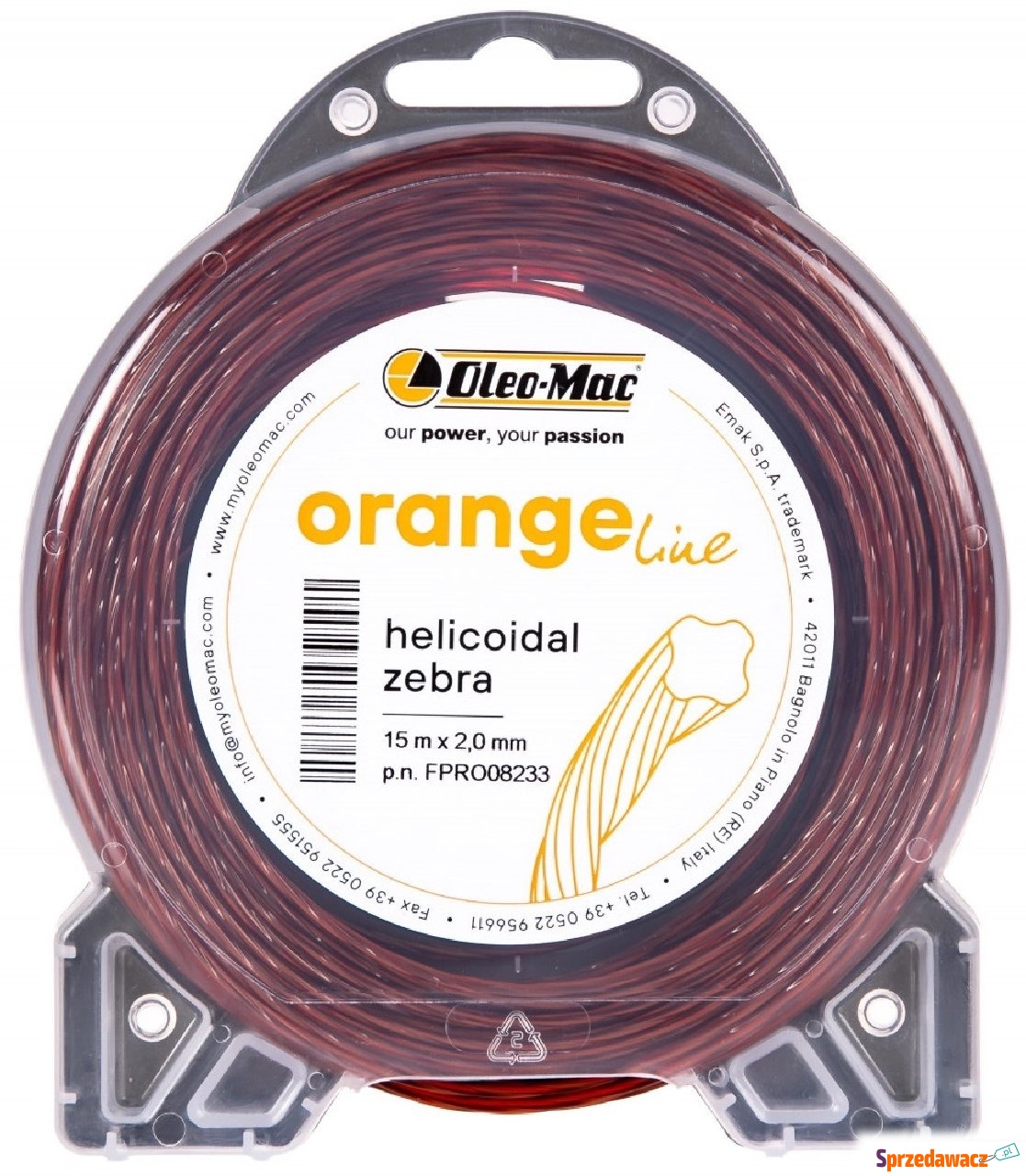 ŻYŁKA TNĄCA OLEO-MAC Orange line...