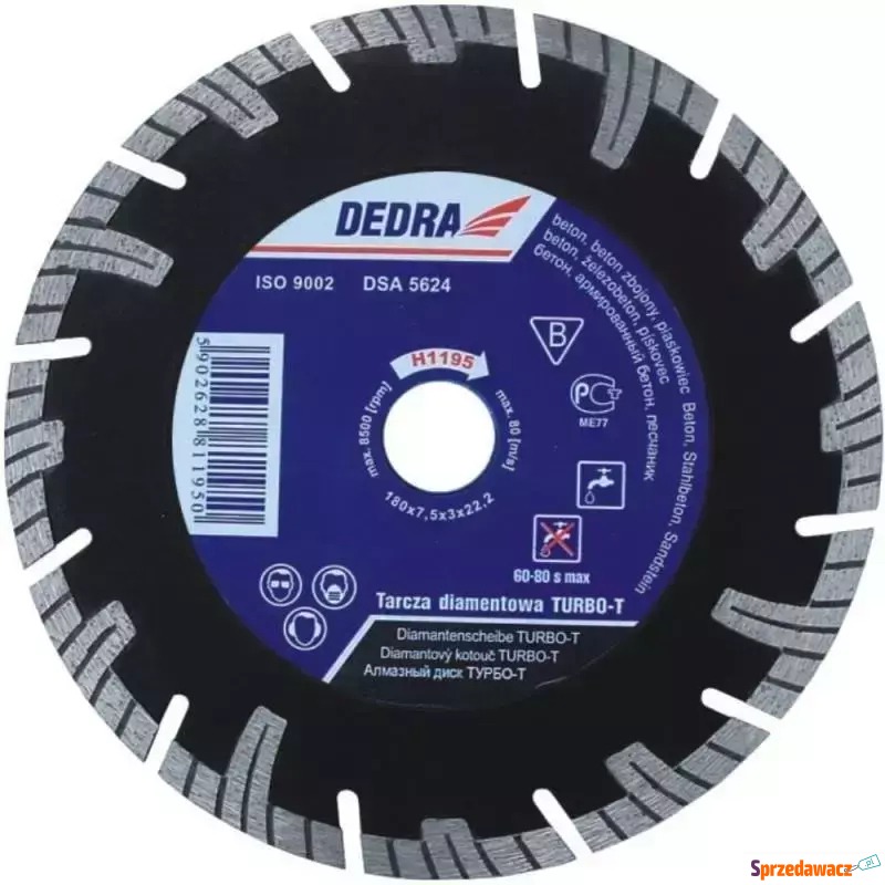 TARCZA DIAMENTOWA TURBO-T DO M...