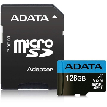 ADATA Premier microSDXC 128GB 100R/25W UHS-I Class 10 A1 V10 + Adapter