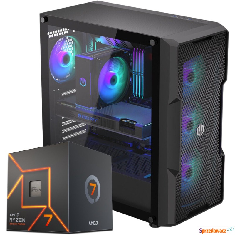 Komputer Komfig dla Ucznia Gamingowy Ryzen 7 7700... - Komputery stacjonarne - Rybnik
