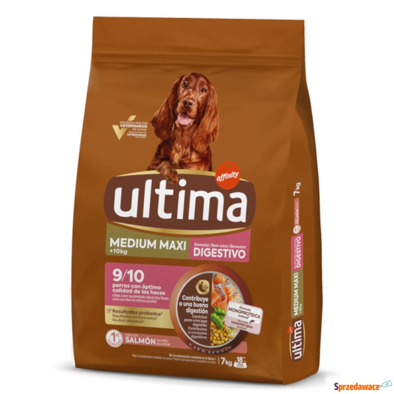 Ultima Medium / Maxi Digestive Well-Being, łosoś... - Karmy dla psów - Inowrocław