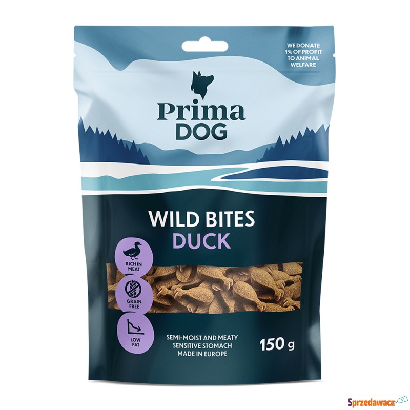 PrimaDog Wild Bites Soft Snack - Kaczka i jeż... - Przysmaki dla psów - Mysłowice