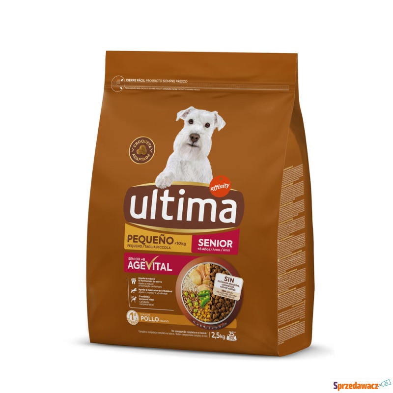 Ultima Mini Senior, kurczak - 2,5 kg - Karmy dla psów - Elbląg