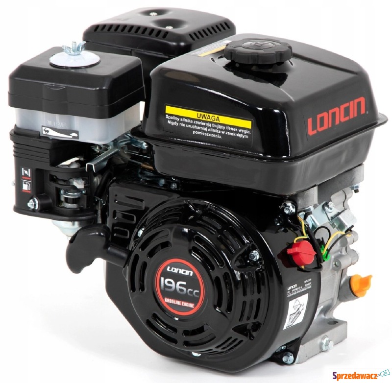 SILNIK LONCIN G200F-A-M SPALINOWY BENZYNOWY 6.5... - Silniki kompletne - Opalenica