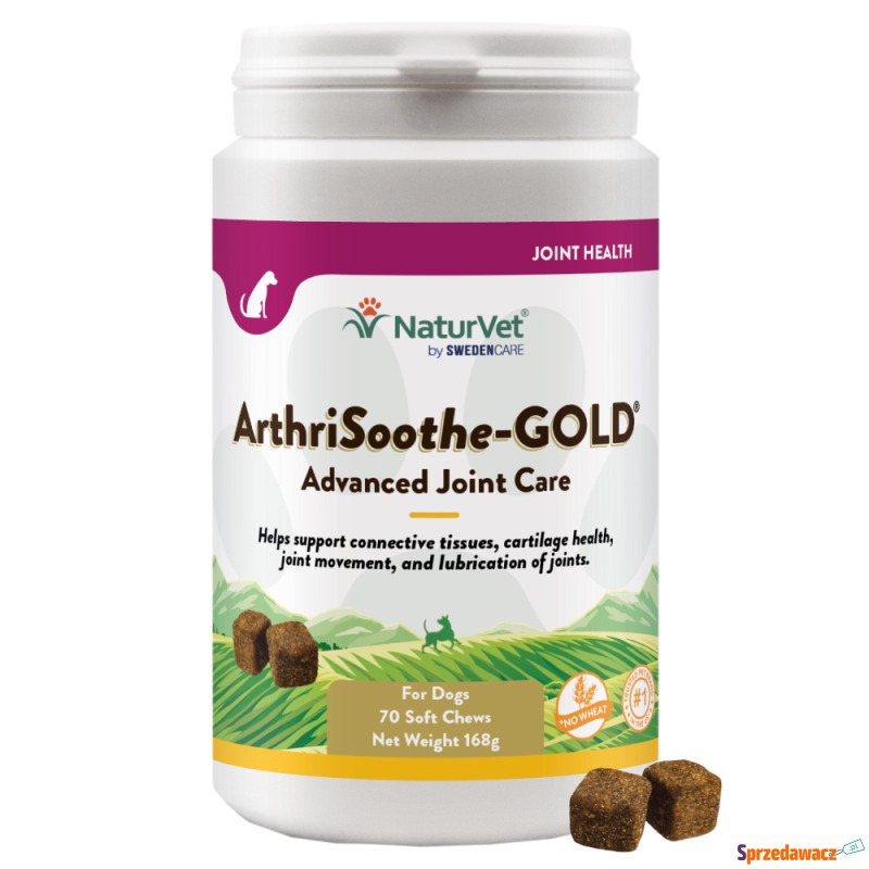 NaturVet ArthriSoothe-Gold przysmaki - 70 Chews - Akcesoria dla psów - Toruń