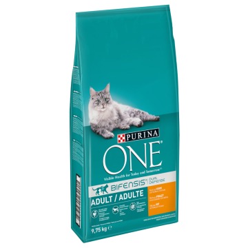 PURINA ONE Adult, kurczak ze zbożem pełnoziarnistym - 9,75 kg