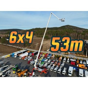 Mercedes ACTROS 2632 Zwyżka WUMAG WT 530 Podnośnik Koszowy - Wysokość Podnoszenia 53m 39m w bok 6X4 