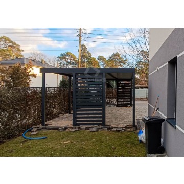Carport PREMIUM - Wiata samochodowa 7x3 - antracyt... - Garaże i wiaty - Koszalin - zdjęcie 4