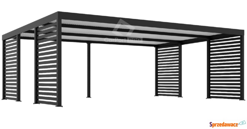 CarPort PREMIUM - wiata samochodowa 7x5 - antracyt... - Garaże i wiaty - Grudziądz