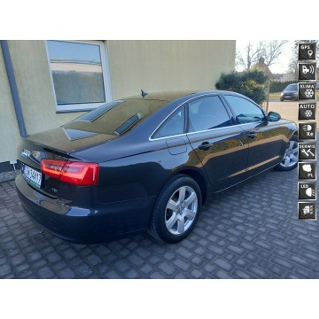 Audi A6 - 2.0Tdi 177KM Manual Sedan Bi-Xenon 2xLedy Navi Bezwypadkowa Zarejestr.