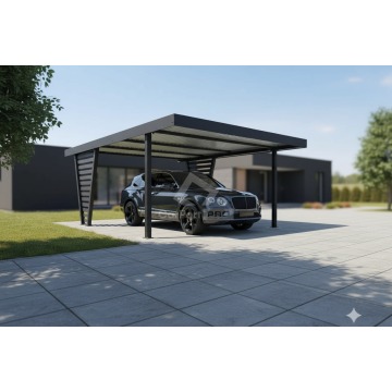 Carport V PREMIUM 4,5x4,5m - Wypełnienie panelami... - Garaże i wiaty - Otwock - zdjęcie 4